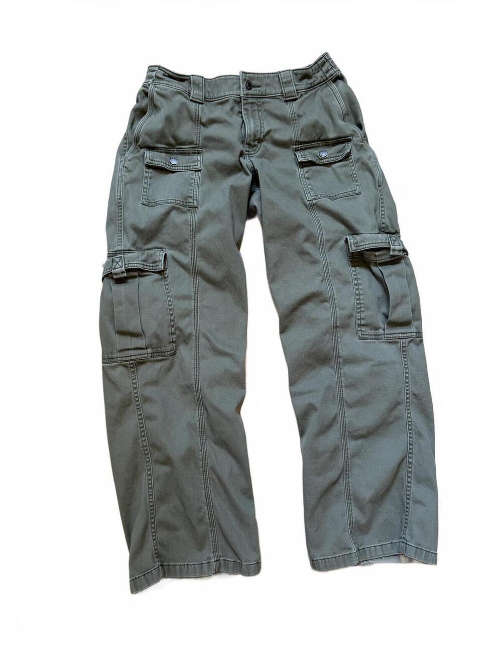 Hollister Olive Green Cargo Utility Pants Size 28